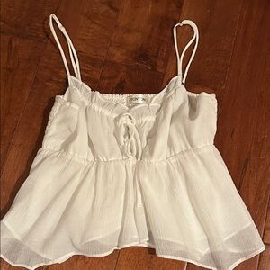 White Camisole Top - Large